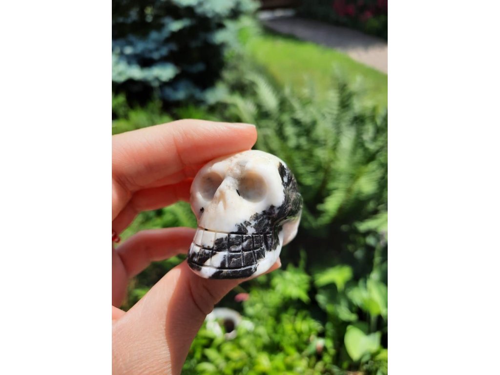 Skull Zebra Stone Marble 4,5cm