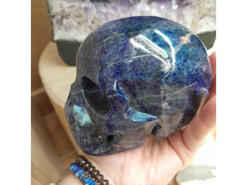 Lebka Sodalite Extra 10cm-AKCE