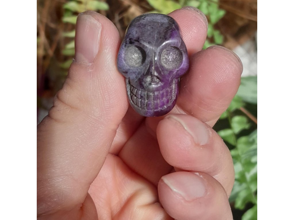 Lebka Sugilite Vzácny 2,5cm mini