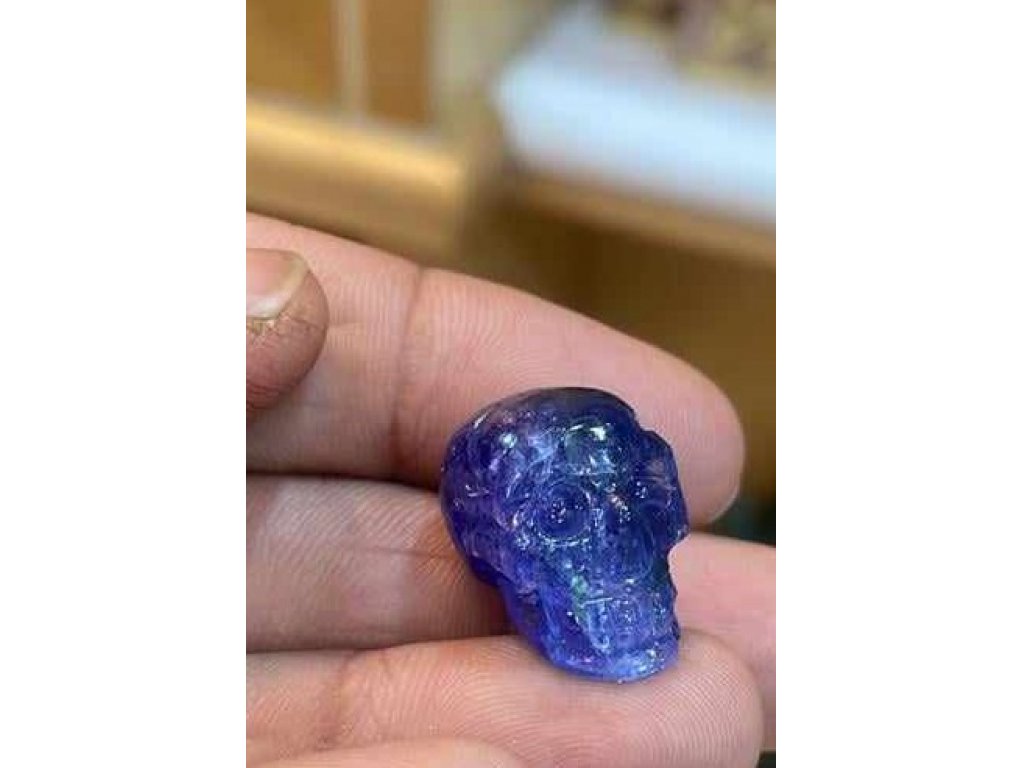 Lebka Tanzanite 1,5cm vzácny extra