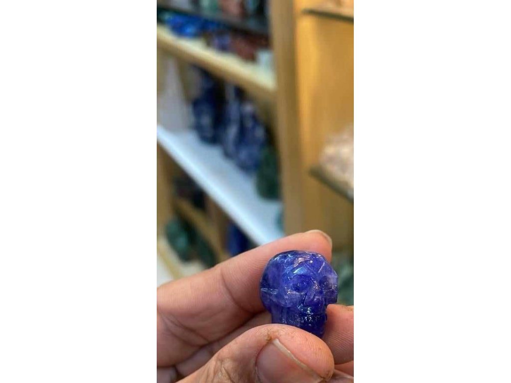 Lebka Tanzanite 1,5cm vzácny extra