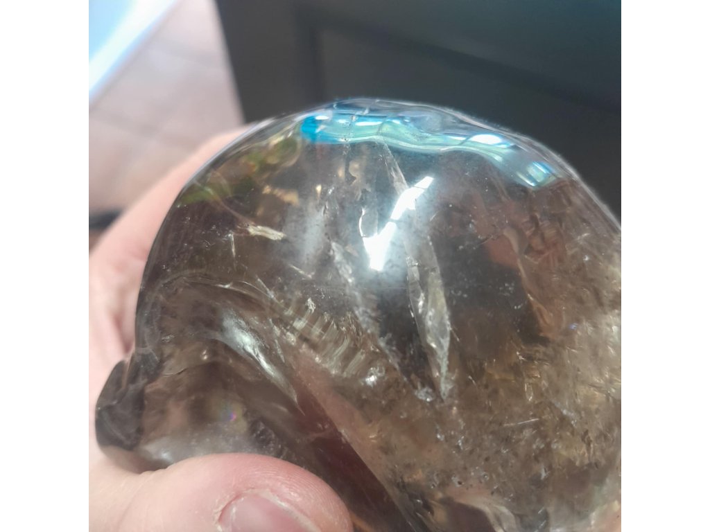 Lebka Zahněda křistál extra temny 10cm