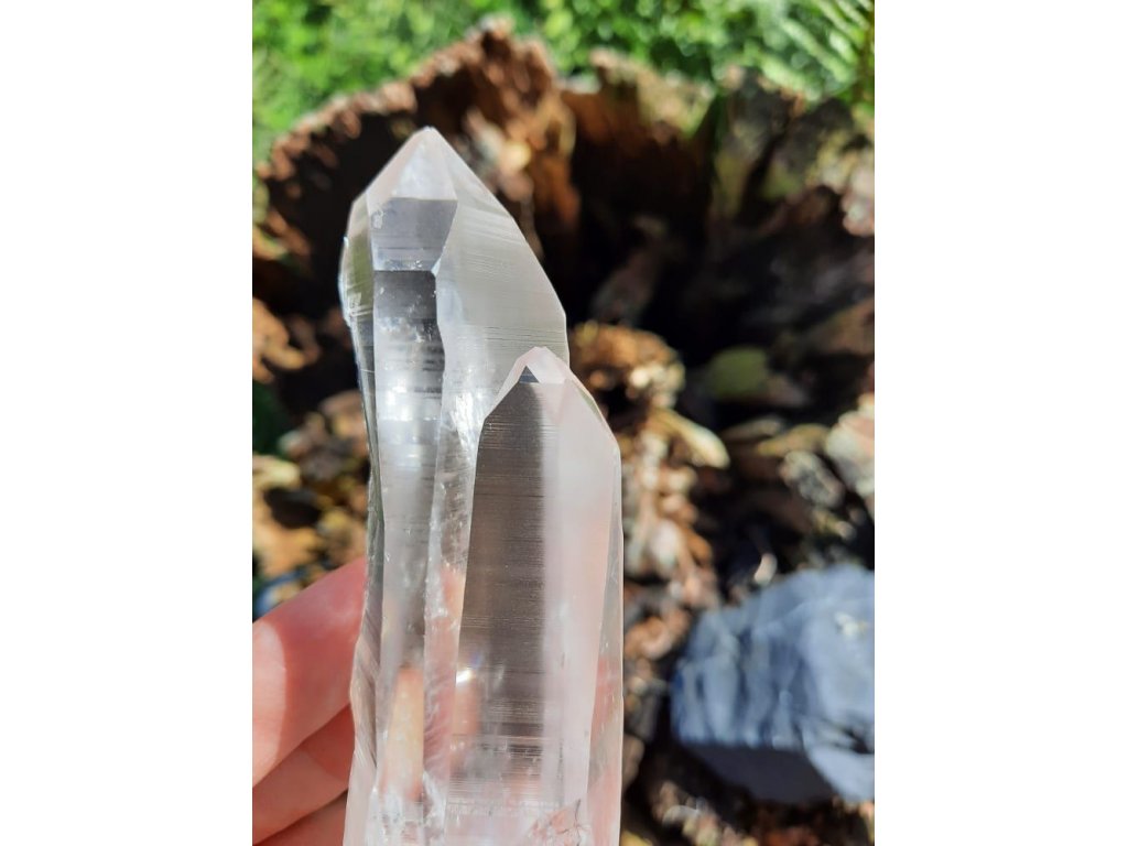 Lemurische Bergkristall Zwilling 11cm