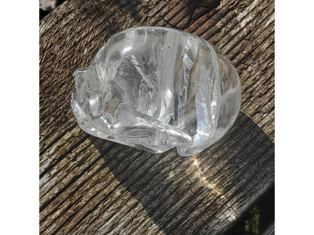 Lemurisch Kristal Schädel 7cm speziell