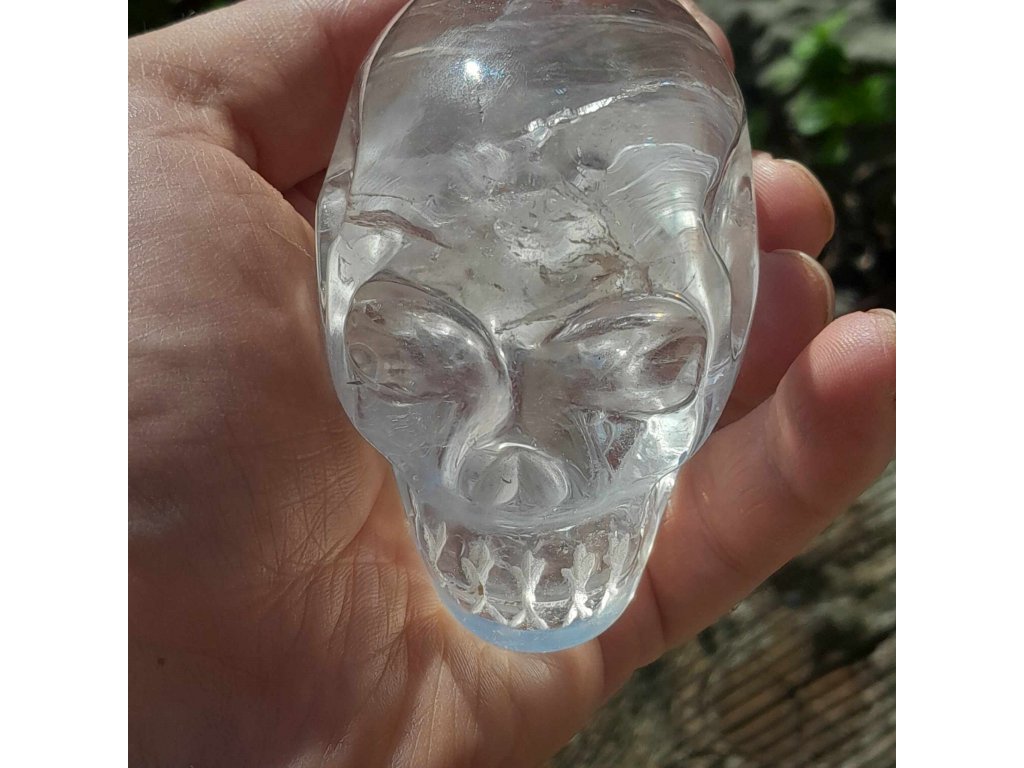 Lemurisch Kristal Schädel 7cm speziell