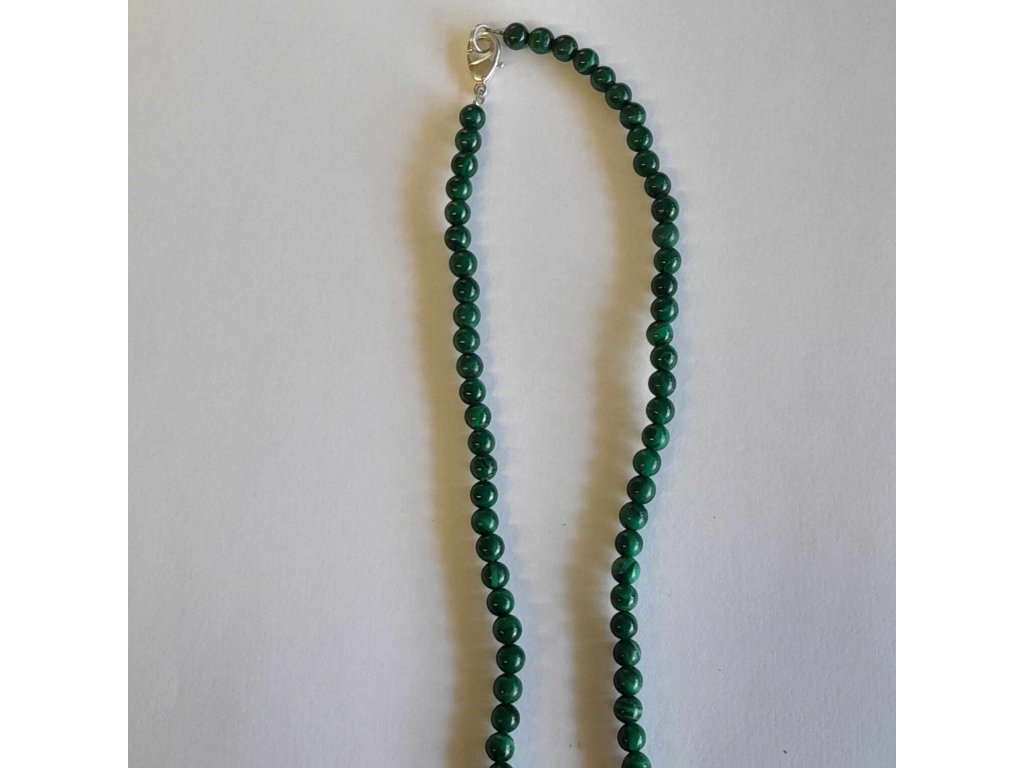 Malachite Necklace 6mm