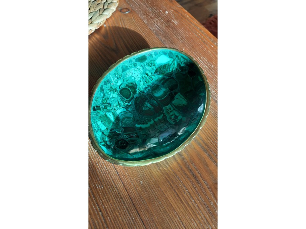 Malachite misa extra velky 16cm