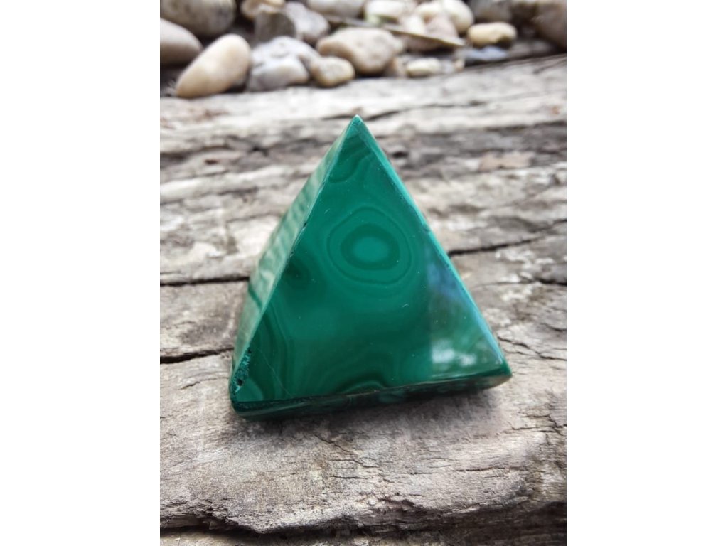 Malachite Pyramida/Pyramid 4,5cm