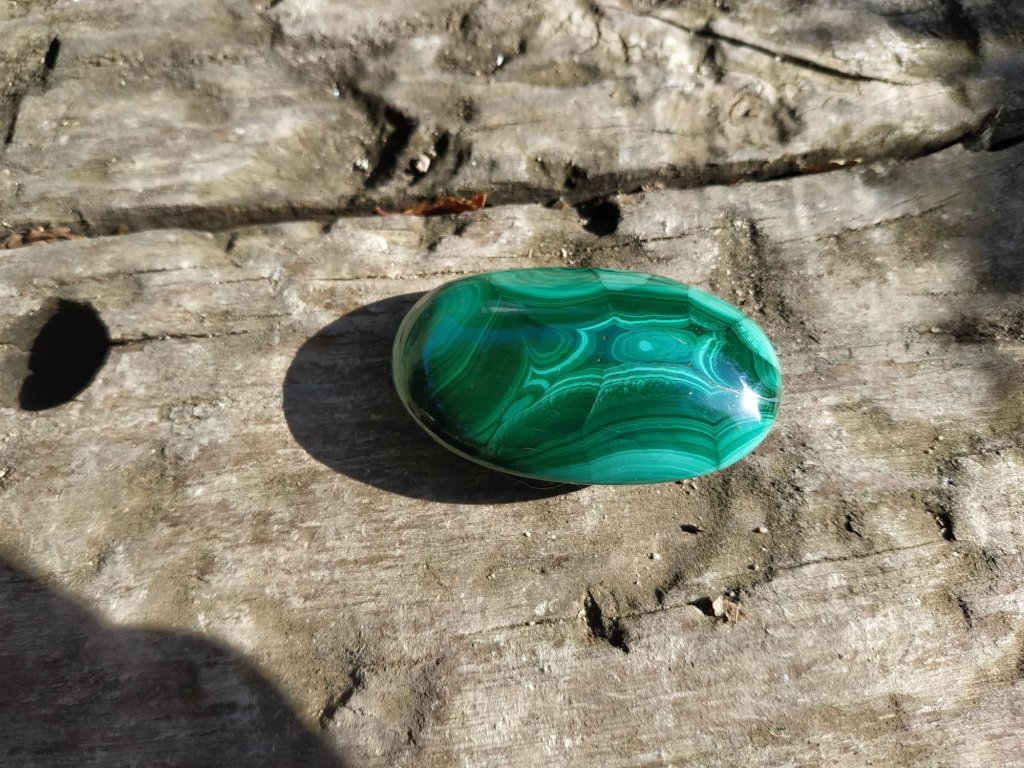 Malachite soap stone 4,5cm