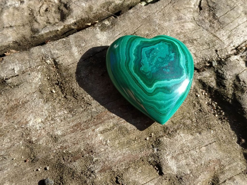 Malachite Heart 3,8cm