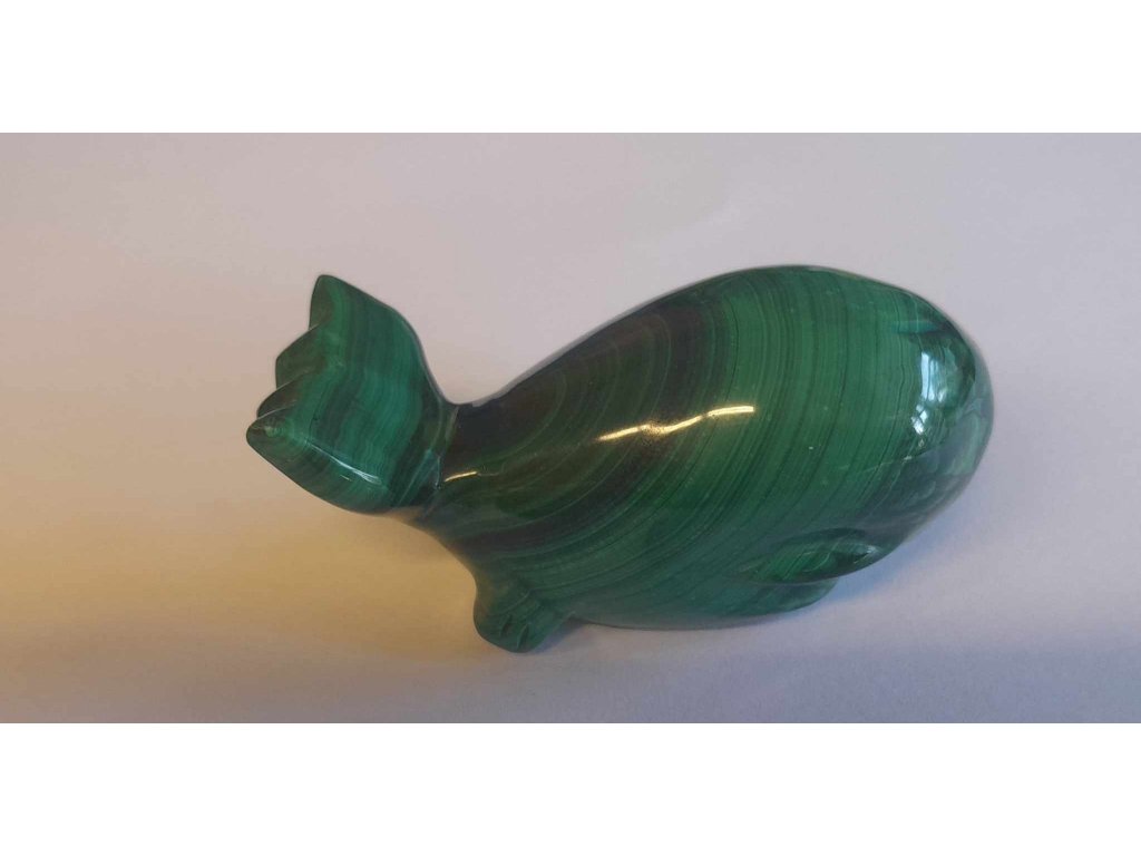 Malachite whale 6,5cm