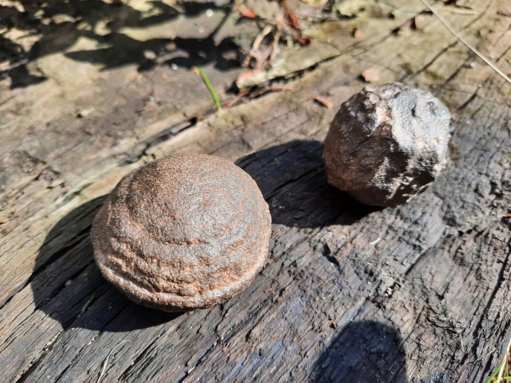 Moqui Marbles-Navajo Kamen Koule/Pairs/Paar 3-4,5cm Extra,Vzácny Velikosti