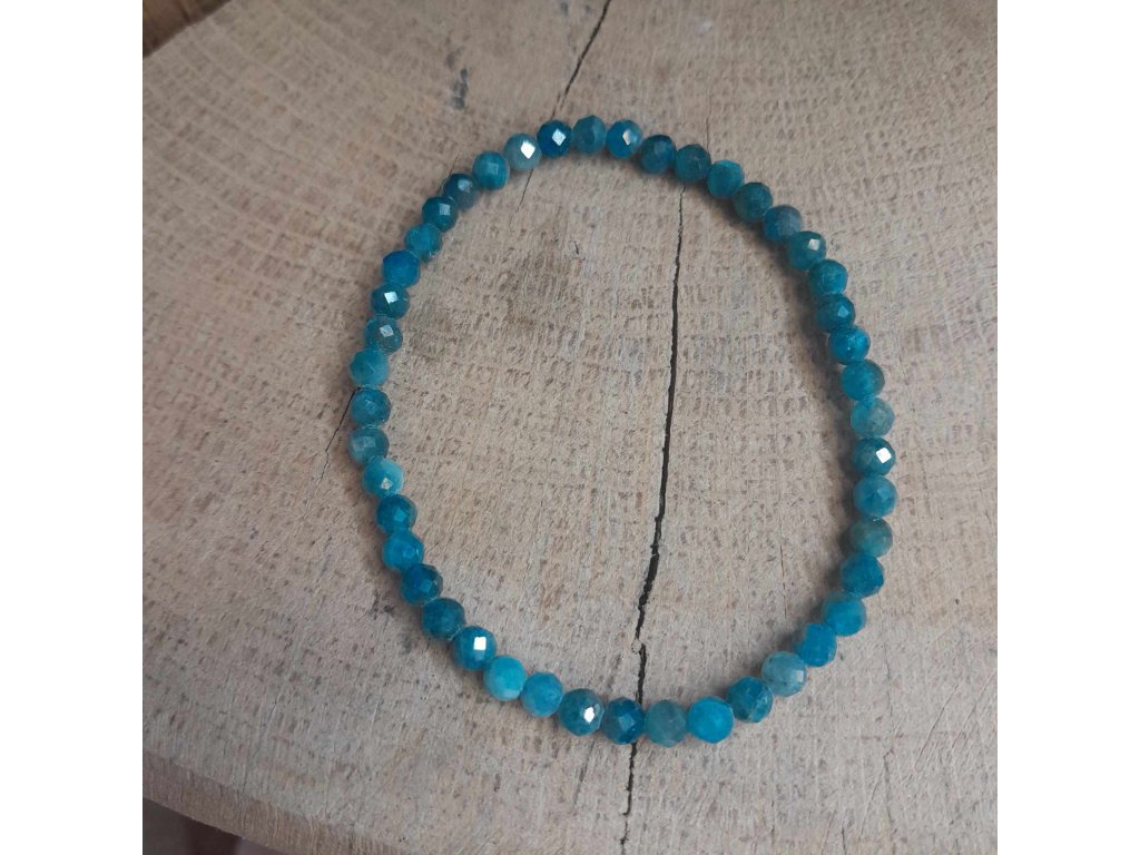 Naramek Apatite   facetovany 4mm