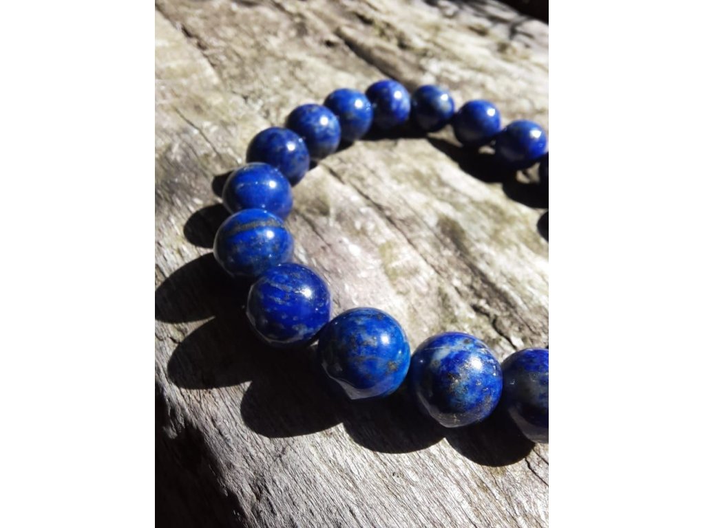 Náramek -Lapis lazuli  12mm