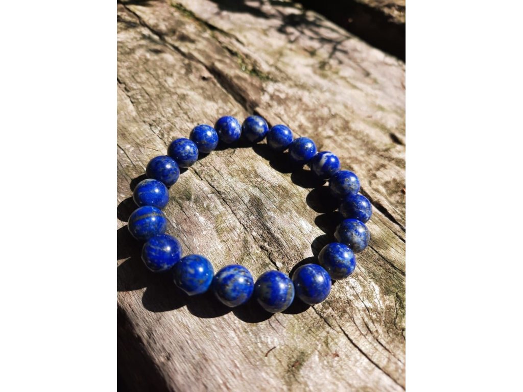 Náramek -Lapis lazuli  12mm