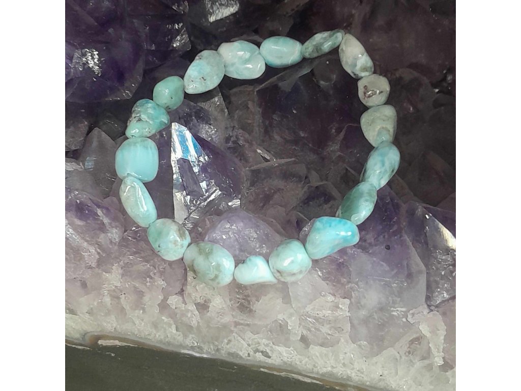 Armband  Larimar Grosser steinen