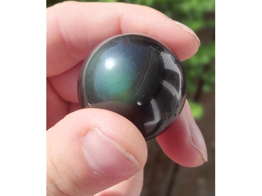 Obsidian black Sphere 5.5cm