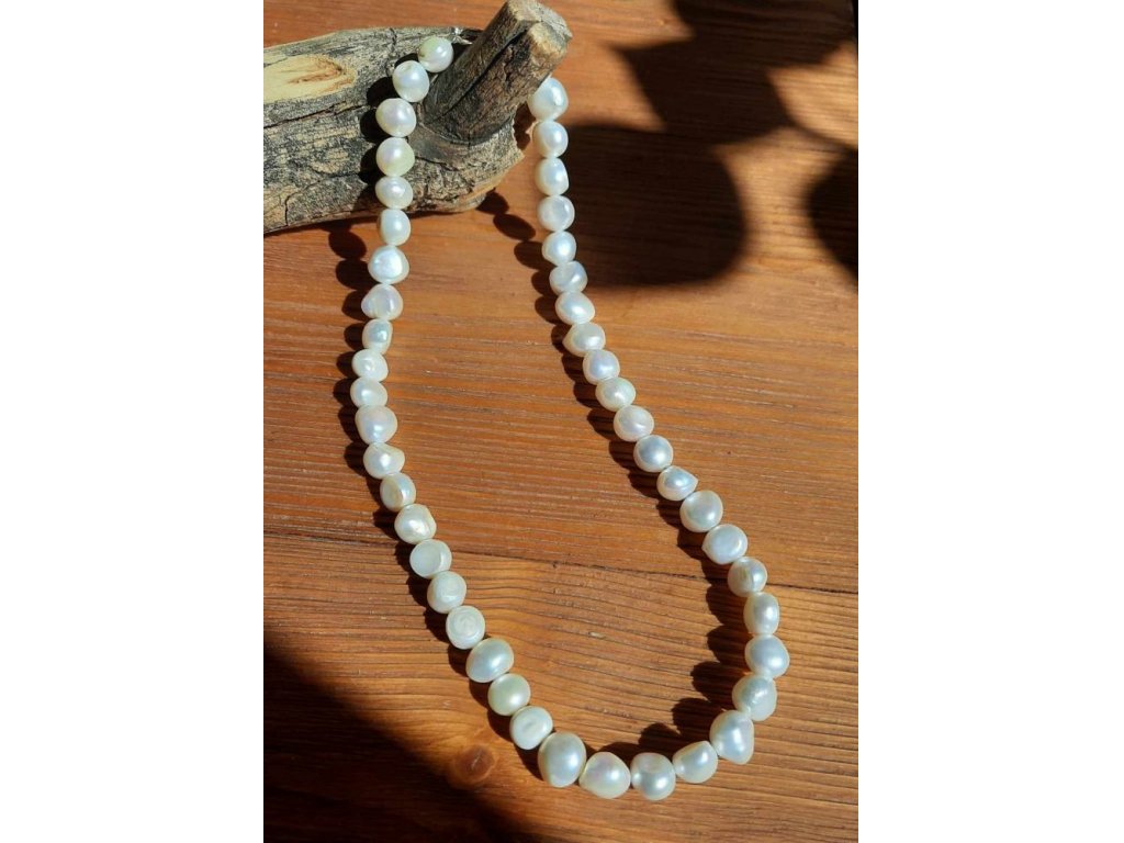 Perle Korale 8 mm ,Necklace Pearl