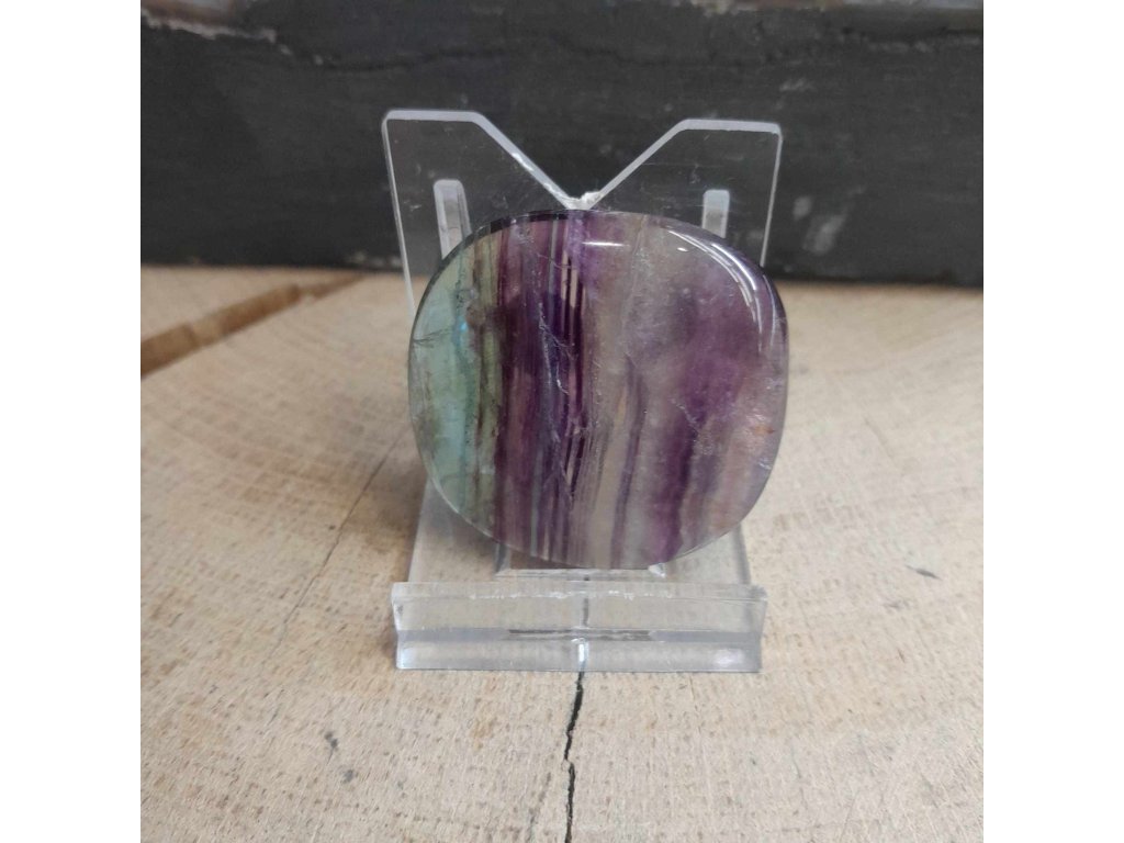 Plochy fialovy Fluorite 4,5cm