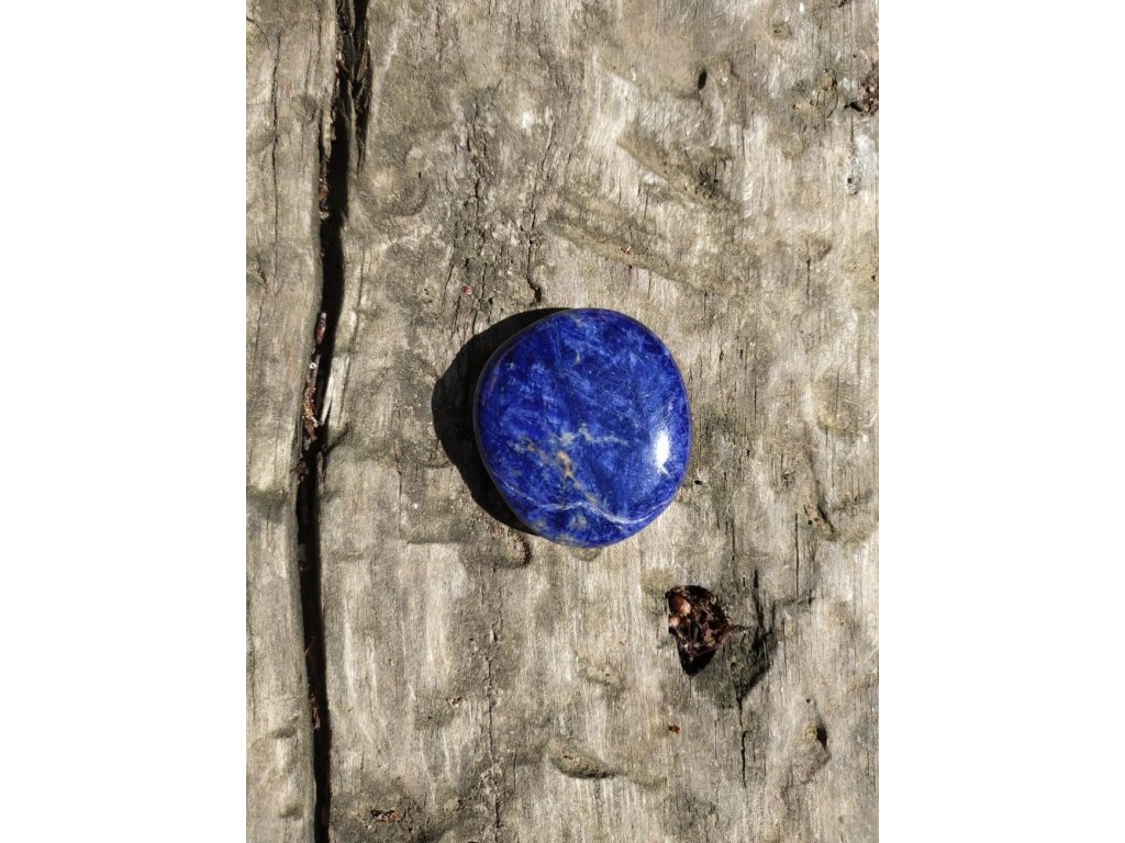 Plochy Sodalite/Soap stone/Handschleiferstein 4,5cm
