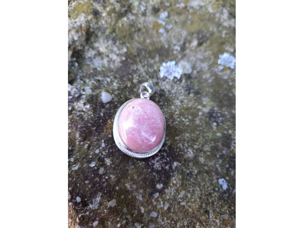 Pendant Silber Rodhochrosite 4cm