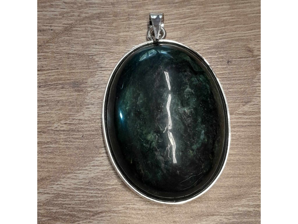 Silver pendant Serpentine 4,5cm extra