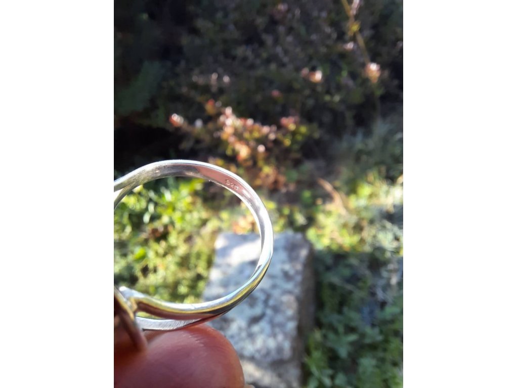 Prsten střibro/Silver Opal 2,5cm