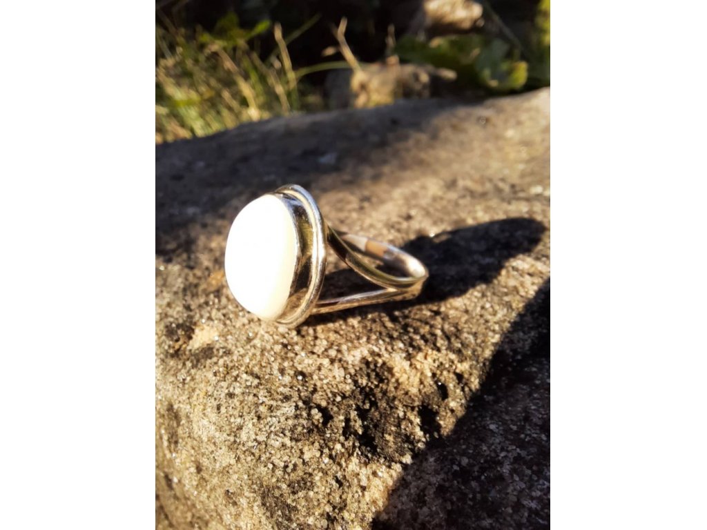 Prsten střibro/Silver Opal 2,5cm