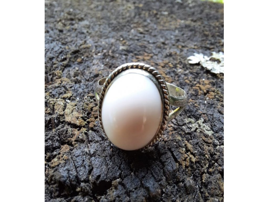Prsten střibro/Silver Opal 2cm