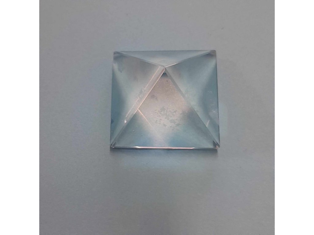 Pyramida z pravého křišťálul 2,5 cm extra 100% ciry