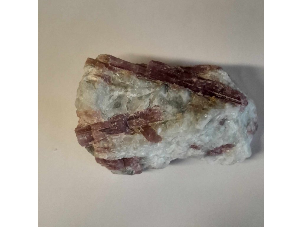 Rubellite Tourmaline with quartz 7cm