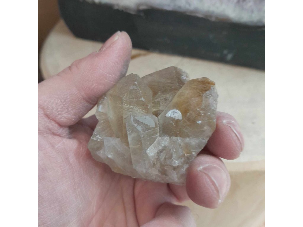 Rutil Quartz druze 