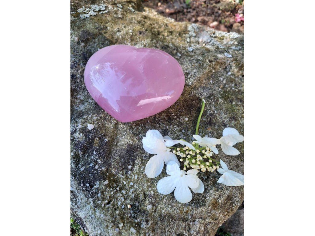 Rosequartz heart 6cm Gemmy/Extra