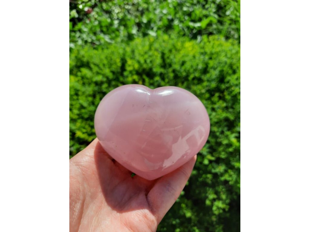 Růzenin/Rosequartz Srdce/Heart//Herz  Velky 7-8cm