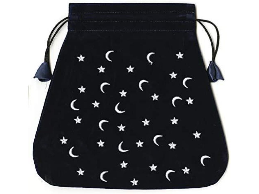 Satin Bag Moon and Stars 20cm