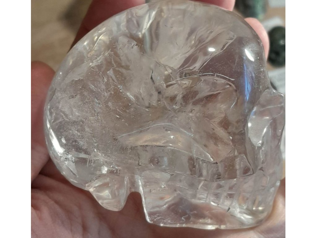 Bergkristall schädel Brazilien 8,5cm
