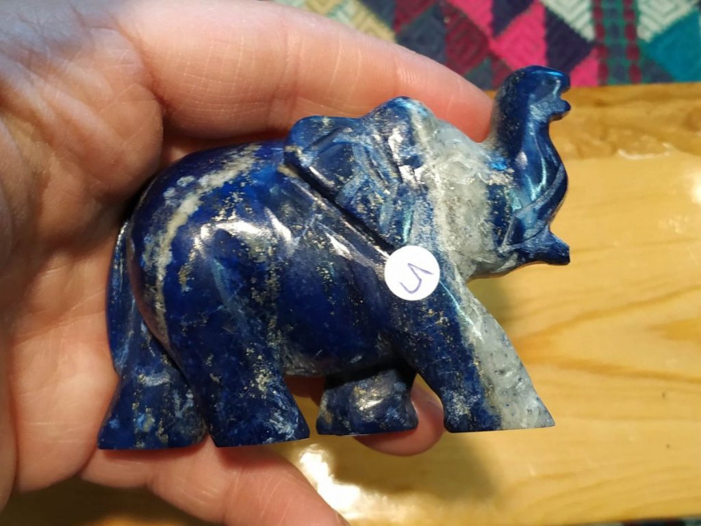 Slon/Elephant Lapis Lazuli  8cm