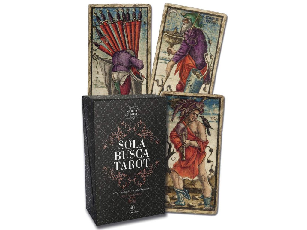 SOLA BUSCA TAROT - Museum Quality Kit Vzácny Limitovany edice