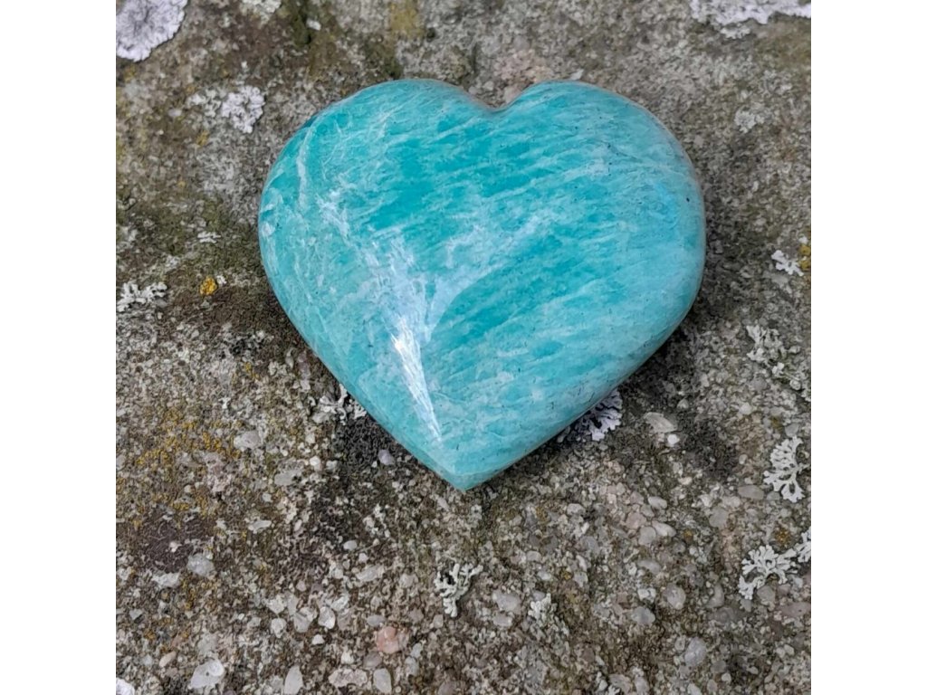 Srdce/Heart/Amazonite 5cm