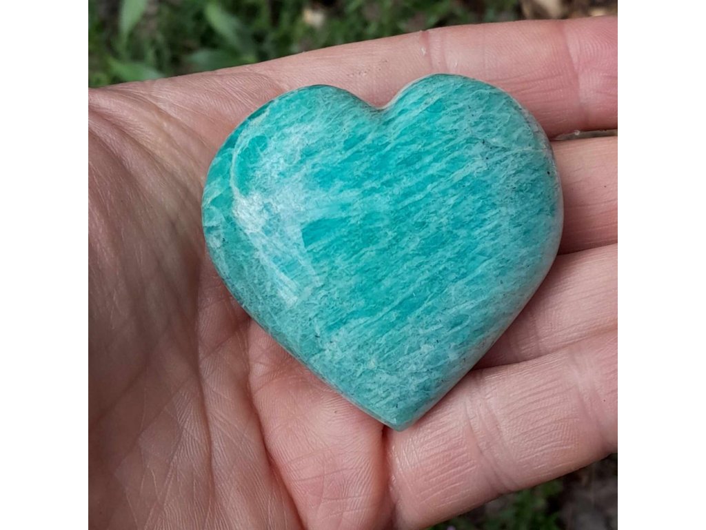 Srdce/Heart/Amazonite 5cm