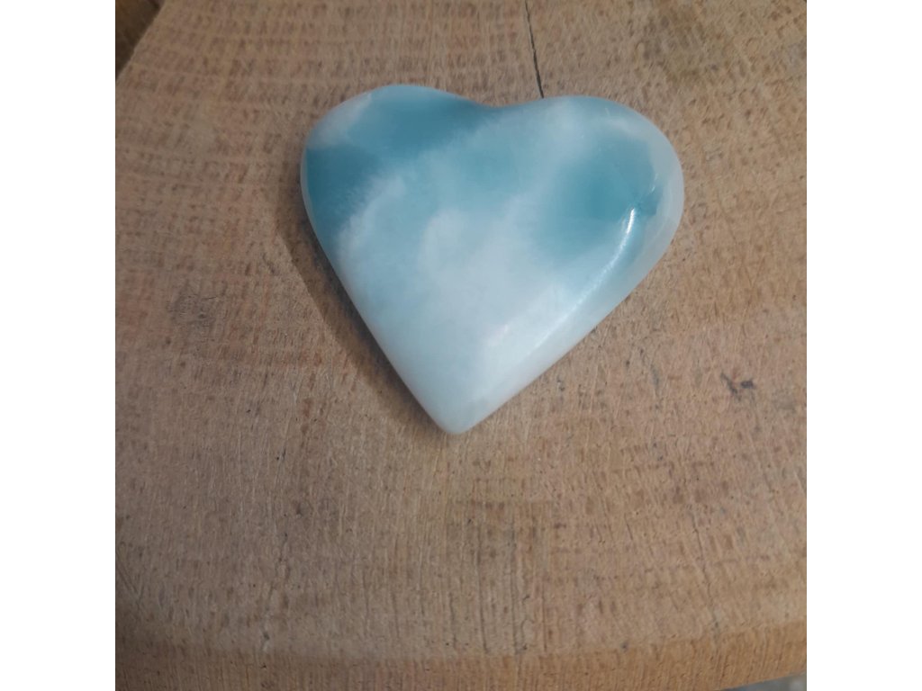 Srdce Larimar 3,5 cm
