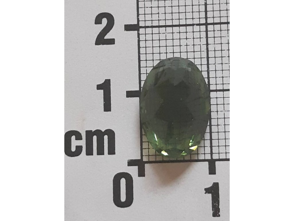 Vltavin/Moldavite facetovany/diamond cut speciálny /special  5,25cts