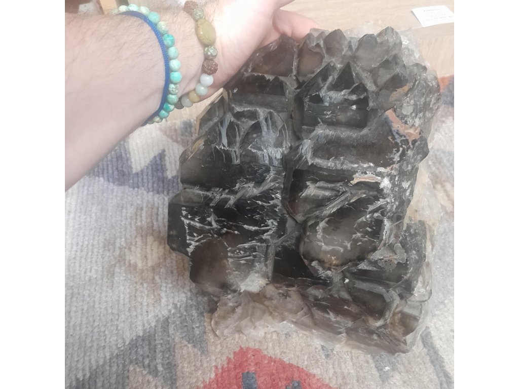 Zahněda křistál Elestial Extra Velky 30 cm
