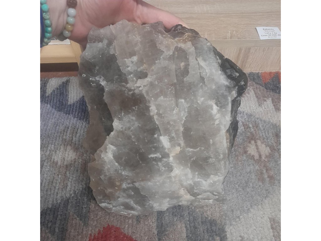 Zahněda křistál Elestial Extra Velky 30 cm