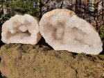 Crystal Rock geoda Big 19cm/20cm--From Morocco
