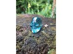 Lebka Modry Obsidian  Skull-3cm