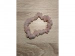 Bangle chip stone Rosequartz  extra pink Madagaskar