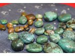 Tyrkys vrtany kameny pravda z Tibetů 2cm