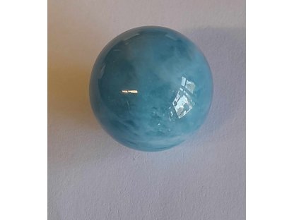 Akvamarin koule 3,5cm 2