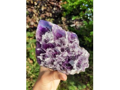 Amethyst drůza květina/Flower druze special -13cm ca